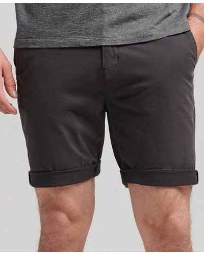 Superdry Organic Cotton Core Chino Shorts - Black
