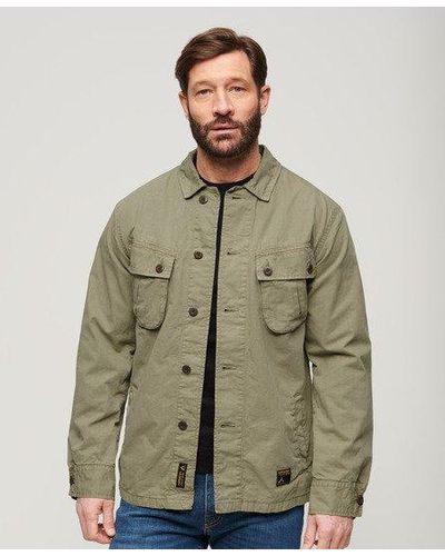 Superdry Military Overshirt Jacket - Green
