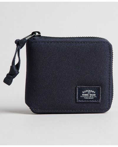 Superdry Portefeuille zippé classique - Bleu