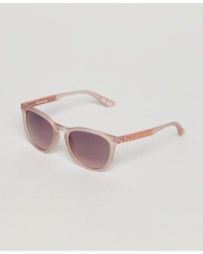 Superdry Sdr Keyhole Round Sunglasses - Pink