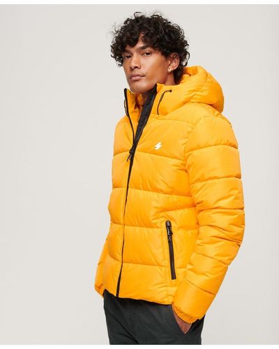 Yellow Superdry Jackets for Men | Lyst