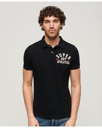 Superdry Superstate Polo Shirt - Black