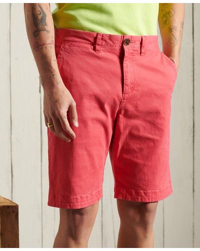 Superdry International Chino Shorts - Pink