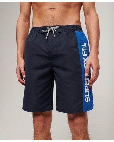 Superdry Sportswear Logo 19inch Recycled Boardshorts - Blue