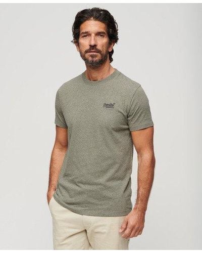 Superdry Organic Cotton Essential Logo T-shirt - Green