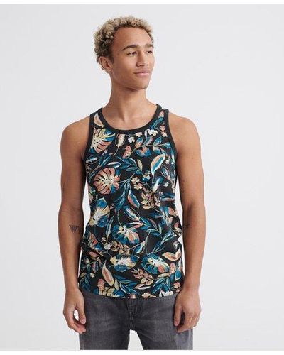 Superdry All Over Print Supply Vest Top - Multicolor