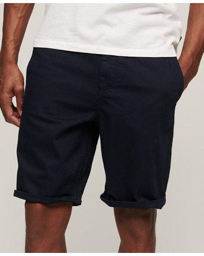 Superdry Classic Vintage Officer Chino Shorts - Blue