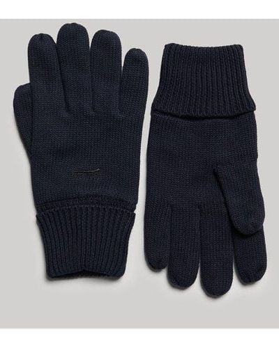 Superdry Vintage Logo Gloves - Blue