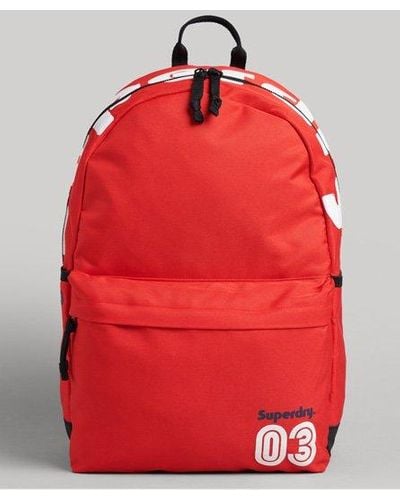 Superdry Vintage Terrain Montana Backpack Red Size: 1size