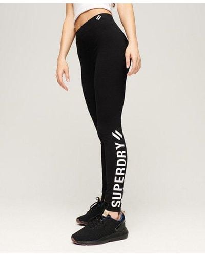 Superdry Core Sport leggings - Black