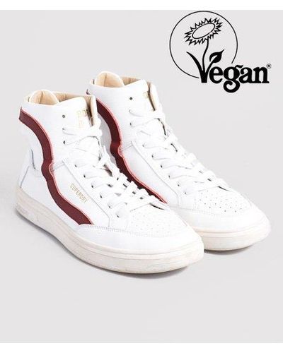 Superdry Vegan Basket Lux Trainers - White