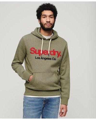 Superdry Core Logo Classic Hoodie - Green