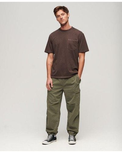 Superdry Classic Parachute Grip Trousers - Green