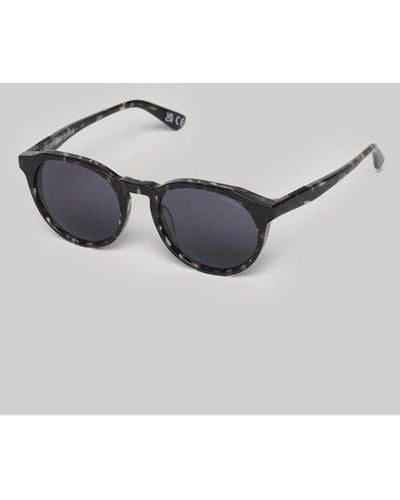 Superdry Classic Tortoiseshell Print Sdr Orlando Sunglasses - Metallic