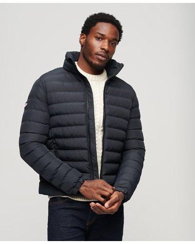 Superdry Uperdry Fuji Ebroidered Padded Jacket An - Blue