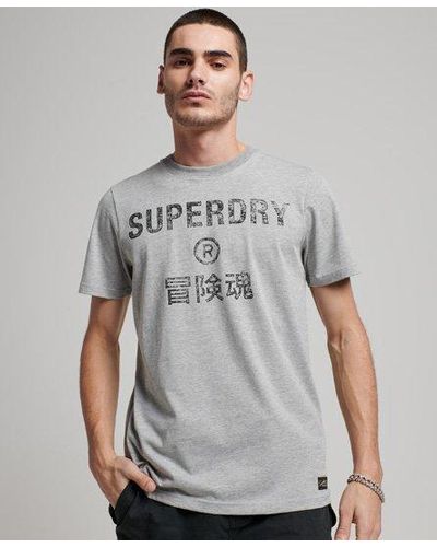 Superdry Vintage Corporate Logo T-shirt - Grijs
