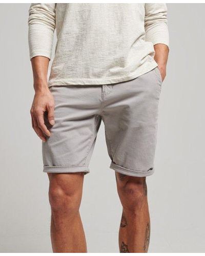 Superdry Short chino core - Gris