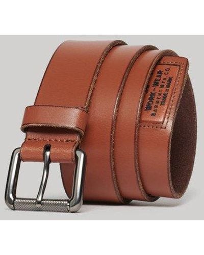 Superdry Badgeman Riem - Bruin