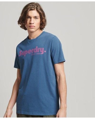 Superdry Klassiek Vintage Terrain T-shirt - Blauw