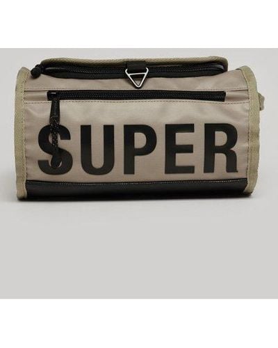 Superdry Tarp Wash Bag - Metallic