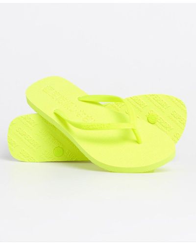 Yellow Sandals and flip-flops for Women | Lyst