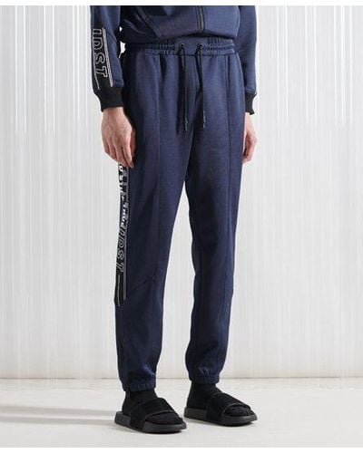 Superdry Sdx pantalon de survêtement unisexe peep sdx en édition limitée - Bleu