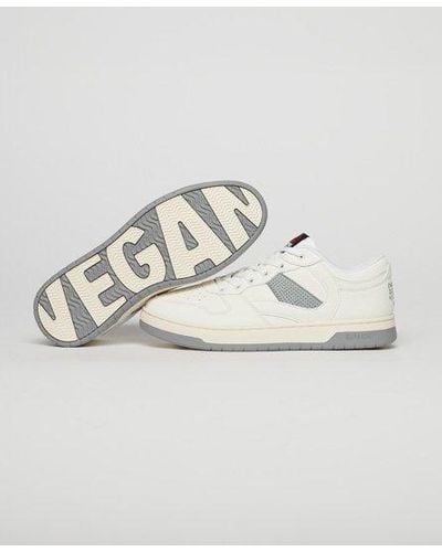 Superdry Lage Vegan Jump Sneakers - Wit