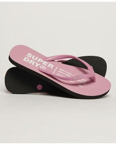 Superdry Studios Flip Flops - Pink