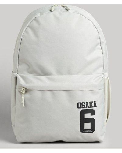 Superdry Classic Brand Print Code Montana Backpack - Grey