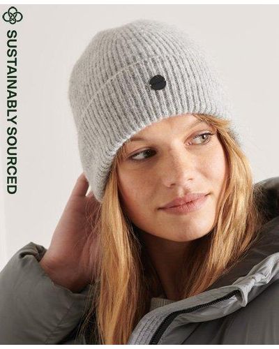Superdry Luxe Beanie - Gray