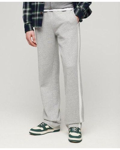 Superdry Pantalon de survêtement droit essential - Gris