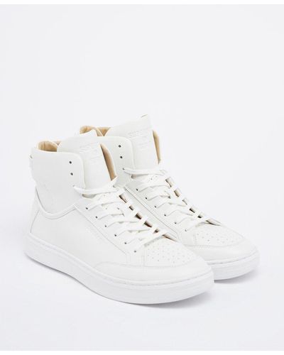 Superdry Vegan Basket High Top Trainers White