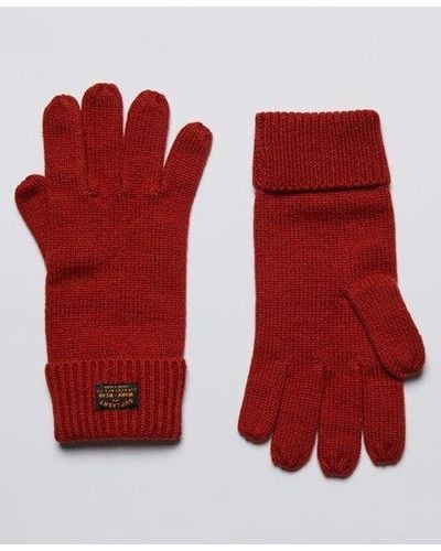 Superdry Radar Gloves - Red