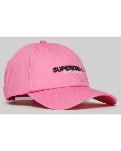 Superdry Sport Style Baseball Cap - Pink