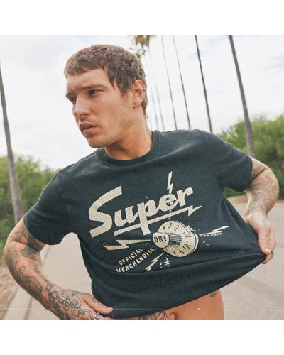 Superdry Retro Rocker Graphic T-shirt - Green