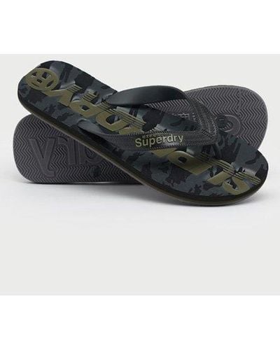 Superdry Essential Logo Flip Flops - Black