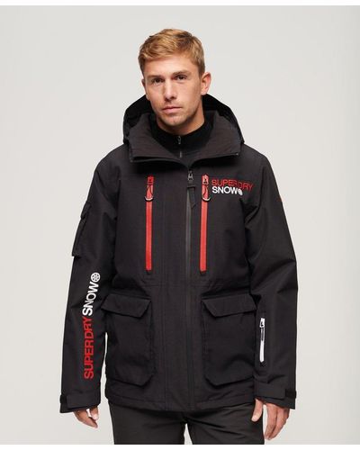 Sport veste couche intermédiaire ski softshell Superdry pour homme en  coloris Noir | Lyst