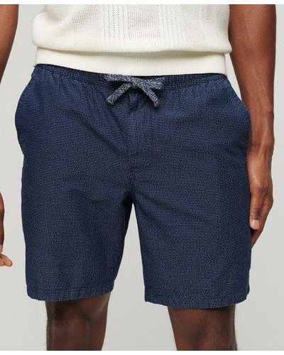 Superdry Indigo Bermuda Shorts - Blue