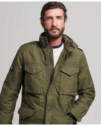 Superdry Military M65 Field Borg Lined Jacket - Green