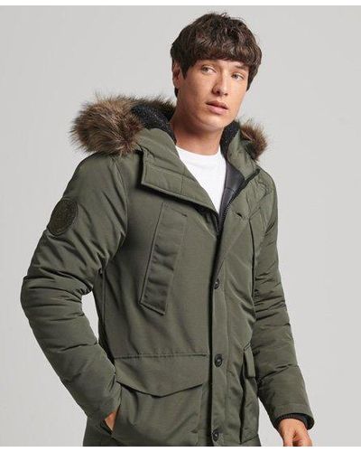 Superdry Teau d'hiver Vintage Everest Parka s - Vert