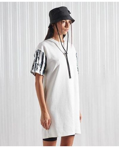 Superdry Sdx robe t-shirt épaisse sdx en édition limitée - Blanc