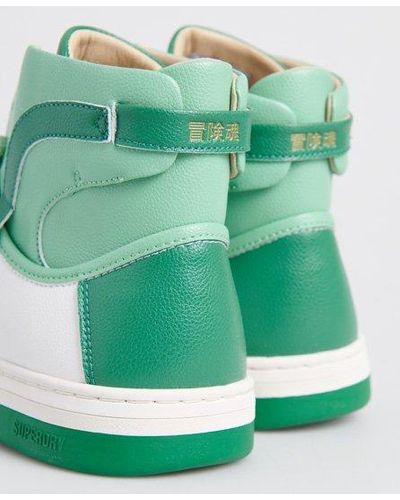 Superdry Vegan Basket Lux Sneakers - Green
