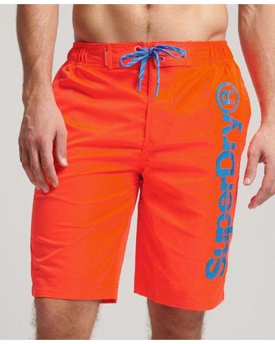 Superdry Classic Board Shorts - Orange