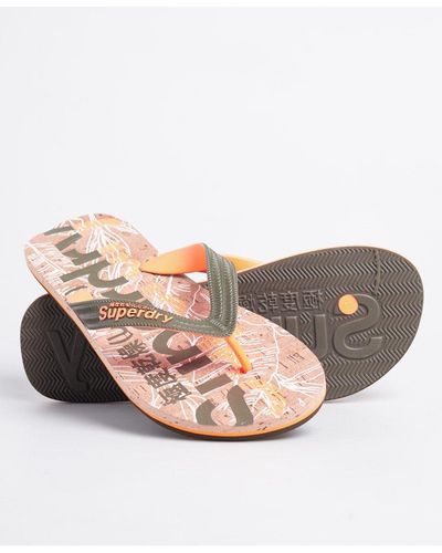 Orange Sandals and flip-flops for Men | Lyst