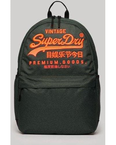 Superdry Heritage Montana Backpack Green Size: 1size - Gray