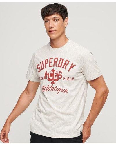 Superdry Athletic University Graphic T-shirt - White