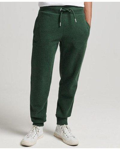 Superdry Organic Cotton Vintage Logo Embroidered joggers - Green