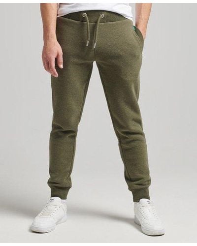 Superdry Organic Cotton Vintage Logo Embroidered sweatpants - Green