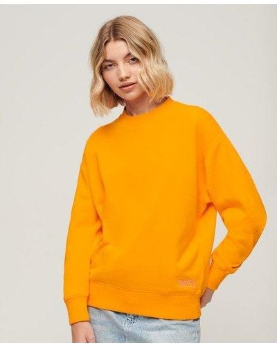 Superdry Essential Logo Sweatshirt - Orange