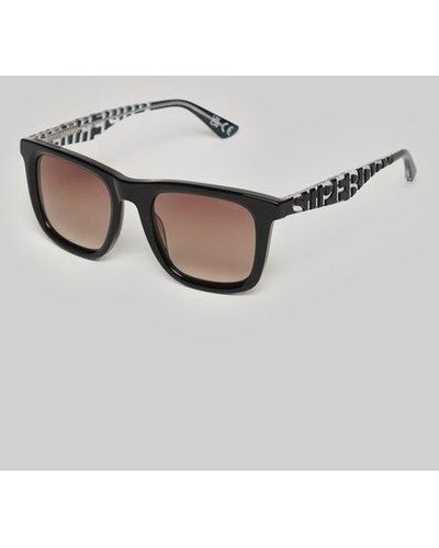 Superdry Pour des s logo imprimé lunettes de soleil sdr trailsman - Métallisé